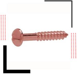 70-30 Copper Nickel Alloy Wood Screws