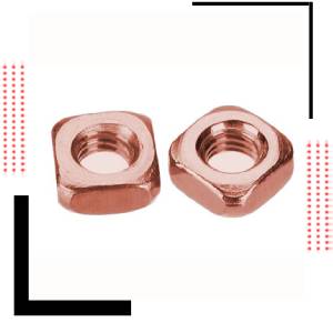 70% and 30% Copper Nickel Square Nuts