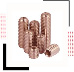 C70600 Cupro Nickel Set Screws