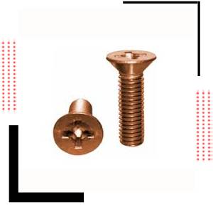 DIN 2.0882 Flat Head Screws