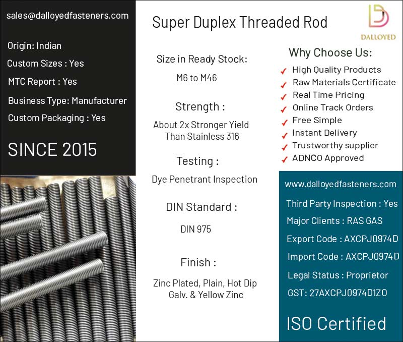 Super Duplex Bolts